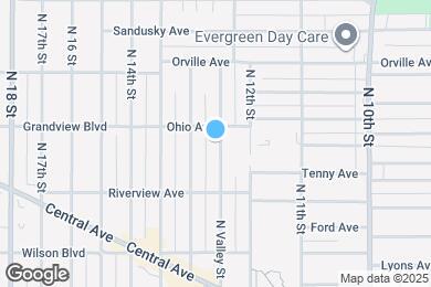 Map image of the property - 242 N Valley St