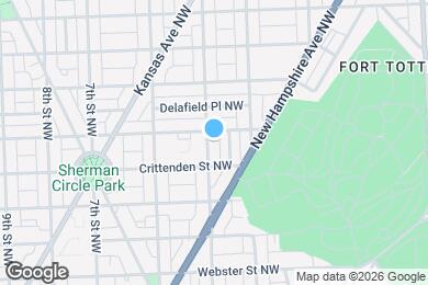 Map image of the property - 4725 4th St NW