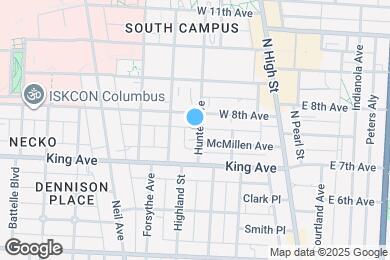 Map image of the property - 1445 Hunter Ave