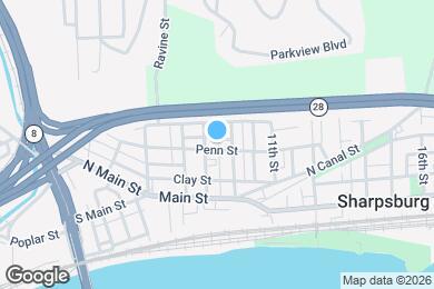 Map image of the property - 910 Penn St