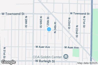 Map image of the property - 3284 N 25th St
