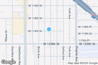 Map image of the property - 11905 Freeman Ave