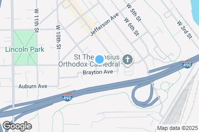 Map image of the property - 807 Starkweather Ave