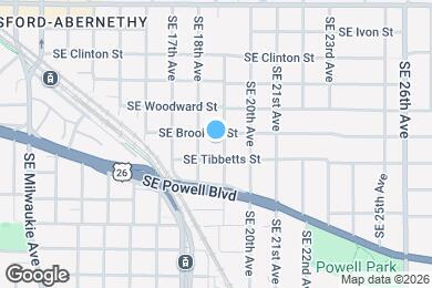 Map image of the property - 3009 SE 19th Ave