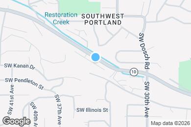 Map image of the property - 3396 SW Beaverton Hillsdale Hwy