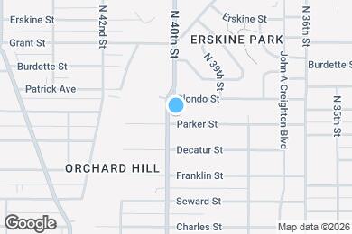 Map image of the property - 3876 Parker St