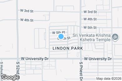 Map image of the property - 1519 W 6th St