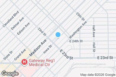 Map image of the property - 2345 Iowa St