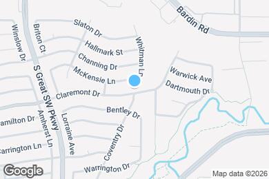 Map image of the property - 2414 Claremont Dr