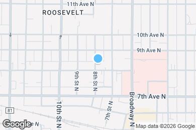 Map image of the property - 803 8th St N