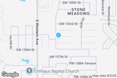 Map image of the property - 728 SW 155th Pl