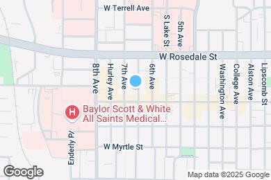 Map image of the property - 1216 Fairmount
