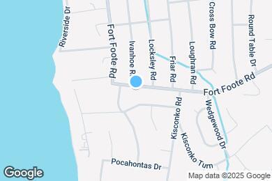 Map image of the property - 9507 Fort Foote Rd