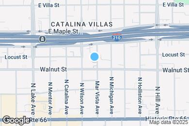Map image of the property - 233 N Mar Vista Ave