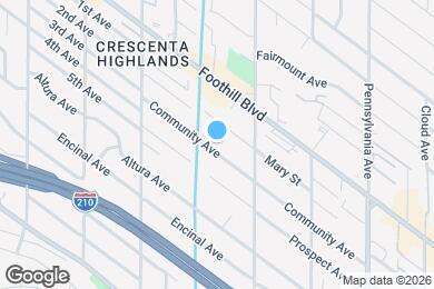 Map image of the property - 3447 Community Ave