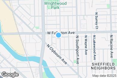 Map image of the property - 2338 N Greenview Ave