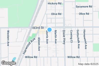 Map image of the property - 18321 Morris Ave