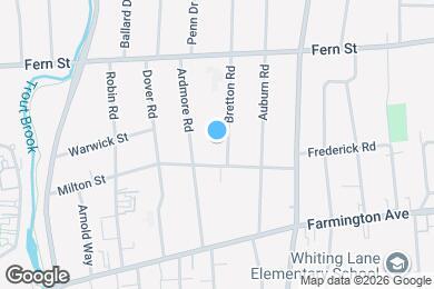 Map image of the property - 17 Bretton Rd
