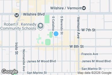 Map image of the property - 730 S Catalina St