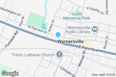 Map image of the property - 127 W Penn Ave