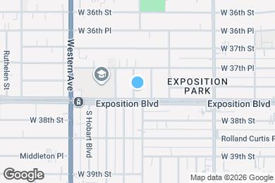 Map image of the property - 3764 S La Salle Ave
