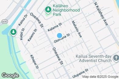 Map image of the property - 52 Olomana St