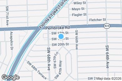 Map image of the property - 6700 SW 19th St