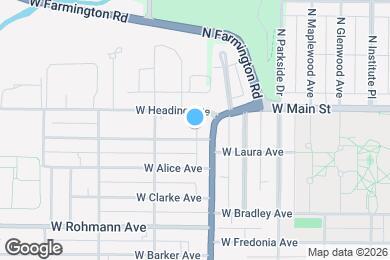 Map image of the property - 1913 W Laura Ave