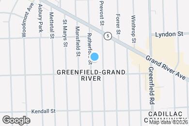 Map image of the property - 14350 Rutherford St