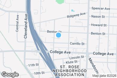 Map image of the property - 1206 Morgan St