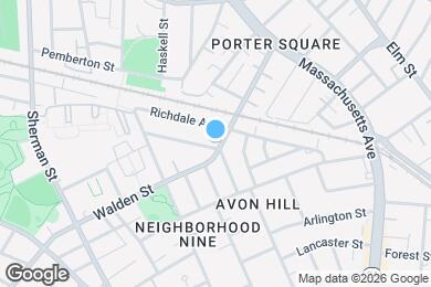 Map image of the property - 77 Walden St