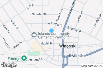 Map image of the property - 132 Weaver St