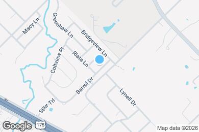 Map image of the property - 1343 Barrel Dr