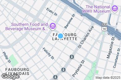 Map image of the property - 1524 Baronne St
