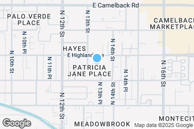 Map image of the property - 1312 E Coolidge St