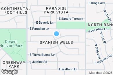 Map image of the property - 16025 N 58th Pl