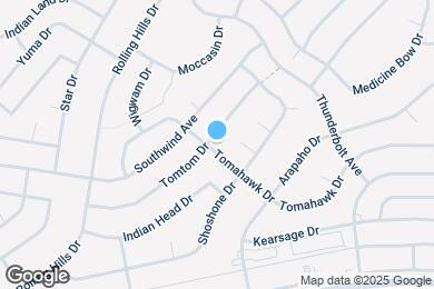Map image of the property - 3139 Tomahawk Dr