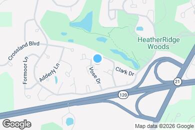 Map image of the property - 917 Vose Dr