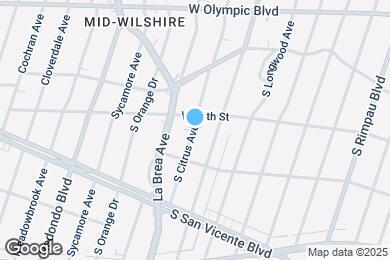 Map image of the property - 1212 S Citrus Ave