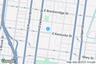 Map image of the property - 535 E Kentucky St