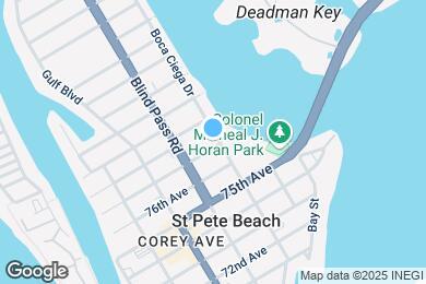 Map image of the property - 7700 Boca Ciega Dr
