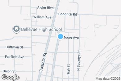 Map image of the property - 628 N Sandusky St