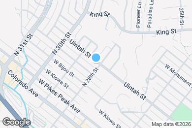 Map image of the property - 2801 W Uintah St