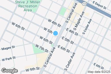 Map image of the property - 504 S Central Ave