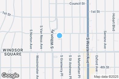 Map image of the property - 221 S Gramercy Pl