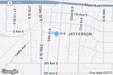 Map image of the property - 309 23rd St S