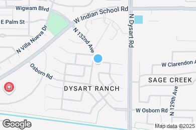 Map image of the property - 13153 W Fairmont Ave