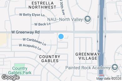 Map image of the property - 2932 W Caribbean Ln