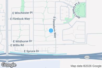 Map image of the property - 2392 E Remington Pl