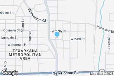 Map image of the property - 2300 Bryan St